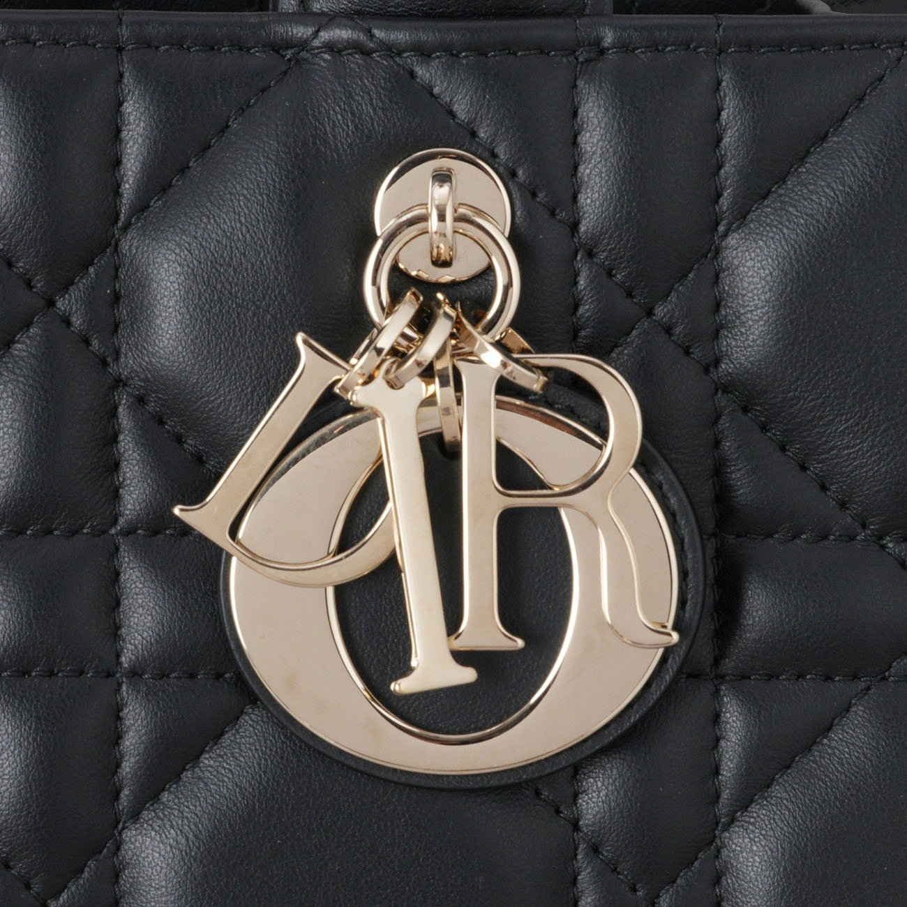 CHRISTIAN DIOR(USED)디올 레더 북토트 36